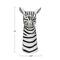 Hello Honey® 11.5" White & Black Hand-Painted Decorative Stoneware Zebra Vase